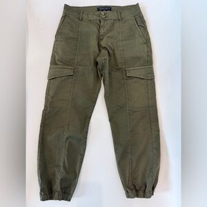 Sanctuary Olive Green Cargo Ankle Jeans